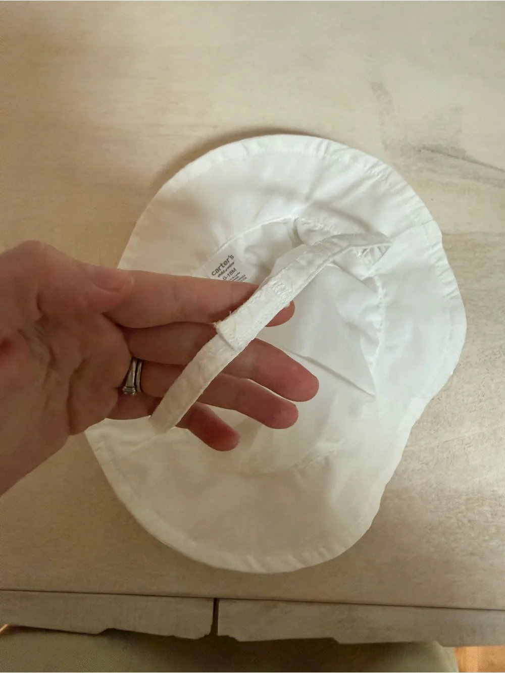 Carter’s White Eyelet Bucket Hat